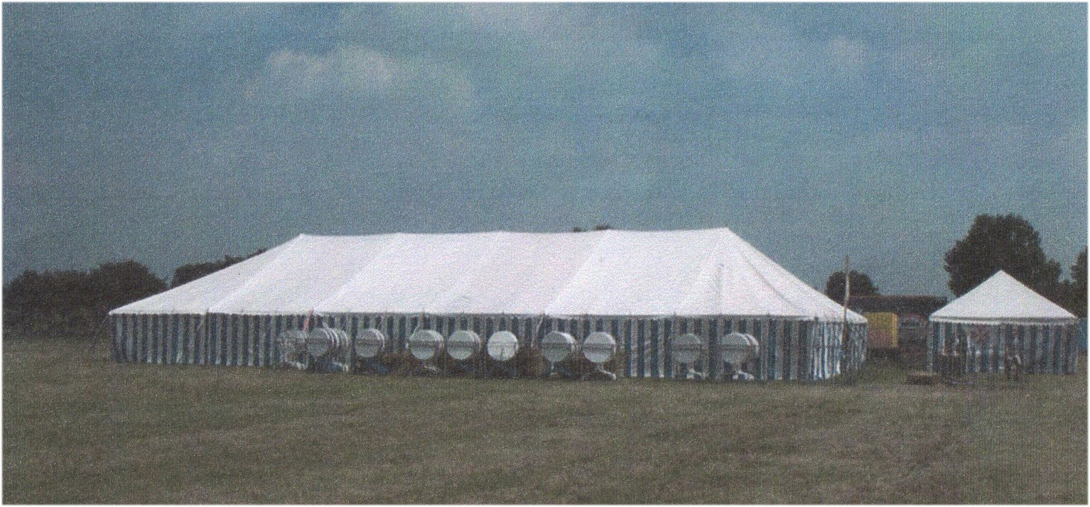 tent 10 x 25 meter